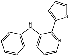 1-(thiophen-2-yl)-9H-pyrido[3,4-b]indole 구조식 이미지