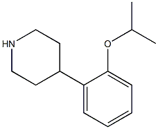 Piperidine, 4-[2-(1-methylethoxy)phenyl]- Structure