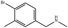 (4-Bromo-3-methyl-benzyl)-methyl-amine Structure