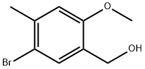 (5-Bromo-2-methoxy-4-methyl-phenyl)-methanol Structure