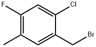 2-Chloro-4-fluoro-5-methylbenzyl bromide 구조식 이미지