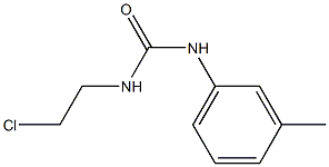 Urea,N-(2-chloroethyl)-N'-(3-methylphenyl)- Structure