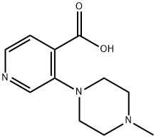 3-(4-methylpiperazin-1-yl)isonicotinic acid Structure