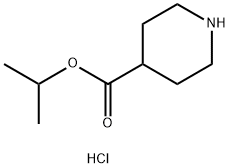 4-Piperidinecarboxylic acid 1-methylethyl ester hydrochloride Structure