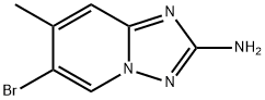 6-Bromo-7-methyl-[1,2,4]triazolo[1,5-a]pyridin-2-ylamine Structure