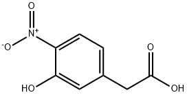 2-(3-HYDROXY-4-NITROPHENYL)ACETIC ACID 구조식 이미지