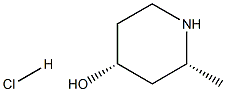 (2R,4R)-2-Methylpiperidin-4-ol hydrochloride Structure