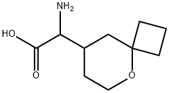 2-AMINO-2-(5-OXASPIRO[3.5]NONAN-8-YL)ACETIC ACID 구조식 이미지