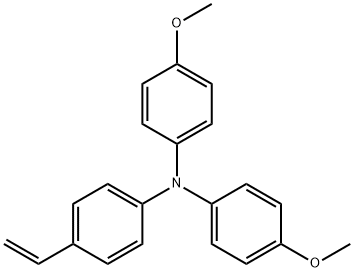 Benzenamine, 4-ethenyl-N,N-bis(4-methoxyphenyl)- Structure