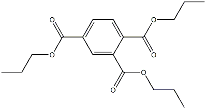 1,2,4-Benzenetricarboxylic acid, tripropyl ester 구조식 이미지
