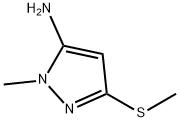 1-Methyl-3-(Methylthio)-1H-Pyrazol-5-Amine Structure