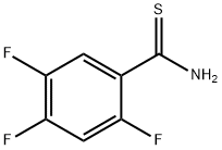 2,4,5-trifluorobenzothioamide Structure