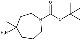 Tert-Butyl 4-Amino-4-Methylazepane-1-Carboxylate Structure