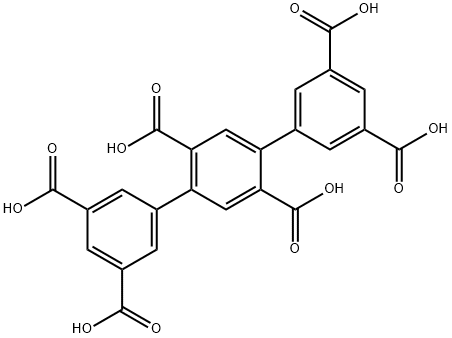 [1,1':4',1''-Terphenyl]-2',3,3'',5,5',5''-hexacarboxylic acid 구조식 이미지