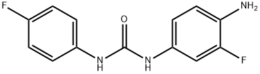 1-(4-Amino-3-Fluorophenyl)-3-(4-Fluorophenyl)Urea Structure