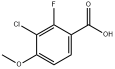 3-Chloro-2-fluoro-4-methoxybenzoic acid Structure