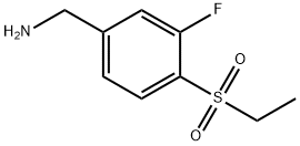 [4-(ethanesulfonyl)-3-fluorophenyl]methanamine Structure