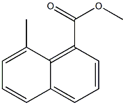 methyl 8-methyl-1-naphthoate Structure