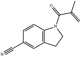 1-methacryloylindoline-5-carbonitrile Structure