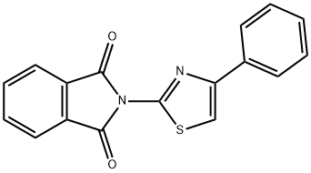 2-(4-phenylthiazol-2-yl)isoindoline-1,3-dione 구조식 이미지