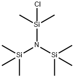 Silanamine, 1-chloro-1,1-dimethyl-N,N-bis(trimethylsilyl)- 구조식 이미지