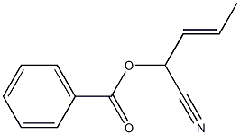 3-Pentenenitrile, 2-(benzoyloxy)- 구조식 이미지
