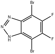 4,7-dibromo-5,6-difluoro-2H-benzo[d][1,2,3]triazole Structure