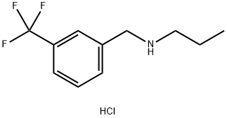 propyl({[3-(trifluoromethyl)phenyl]methyl})amine hydrochloride 구조식 이미지