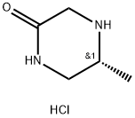 (5R)-5-methyl-2-piperazinone hydrochloride Structure