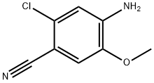 4-Amino-2-chloro-5-methoxybenzonitrile Structure