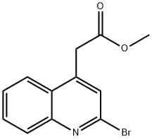 methyl 2-(2-bromoquinolin-4-yl)acetate 구조식 이미지