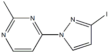 4-(3-iodo-1H-pyrazol-1-yl)-2-methylpyrimidine Structure