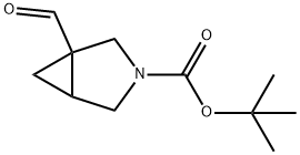 tert-butyl 1-formyl-3-azabicyclo[3.1.0]hexane-3-carboxylate 구조식 이미지