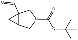 tert-butyl 1-formyl-3-azabicyclo[3.1.0]hexane-3-carboxylate Structure