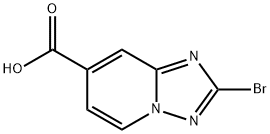 2-Bromo-[1,2,4]triazolo[1,5-a]pyridine-7-carboxylic acid Structure