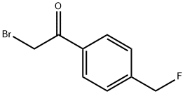 2-bromo-1-(4-(fluoromethyl)phenyl)ethan-1-one Structure