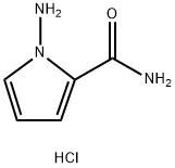 1-Amino-1H-pyrrole-2-carboxamide hydrochloride Structure