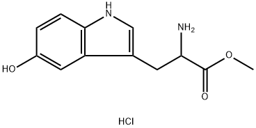 DL-5-Hydroxytryptophan methyl ester monohydrochloride 구조식 이미지