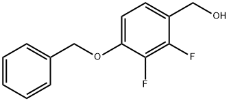 2,3-Difluoro-4-(phenylmethoxy)benzyl alcohol Structure