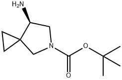 tert-butyl (7R)-7-amino-5-azaspiro[2.4]heptane-5-carboxylate 구조식 이미지