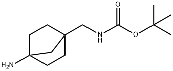 tert-butyl N-({4-aminobicyclo[2.2.1]heptan-1-yl}methyl)carbamate 구조식 이미지