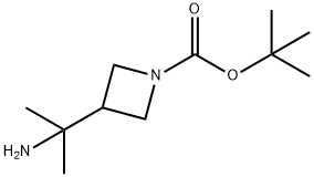 tert-butyl 3-(2-aminopropan-2-yl)azetidine-1-carboxylate 구조식 이미지