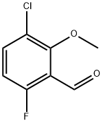 3-Chloro-6-fluoro-2-methoxybenzaldehyde Structure