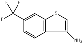 6-(Trifluoromethyl)benzo[b]thiophen-3-amine 구조식 이미지