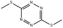 1,2,4,5-Tetrazine, 3,6-bis(methylthio)- Structure