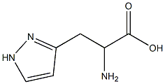 1H-Pyrazole-3-propanoicacid, a-amino- 구조식 이미지