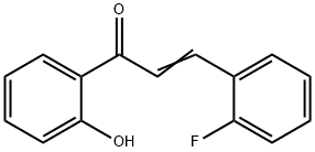 2-Propen-1-one, 3-(2-fluorophenyl)-1-(2-hydroxyphenyl)- Structure