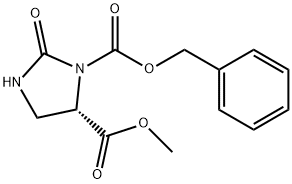 (S)-1-benzyl 5-methyl 2-oxoimidazolidine-1,5-dicarboxylate Structure