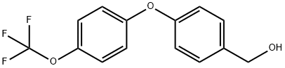 (4-(4-(2,2,2-trifluoroethyl)phenoxy)phenyl)methanol 구조식 이미지