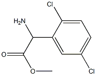 METHYL2-AMINO-2-(2,5-DICHLOROPHENYL)ACETATE Structure